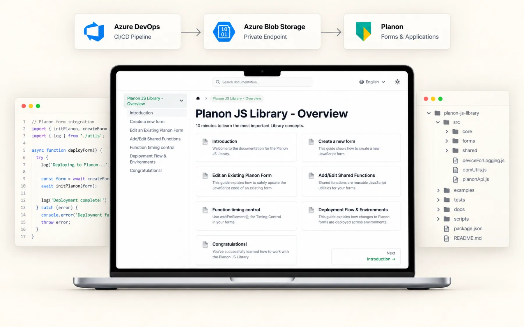 Planon JavaScript Platform case study rail image